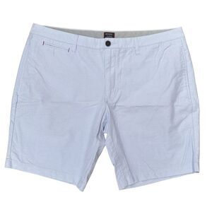 NEW UNTUCKit Men's Size‎ 40 Bermuda Shorts Blue Stretch Straight Flat Front